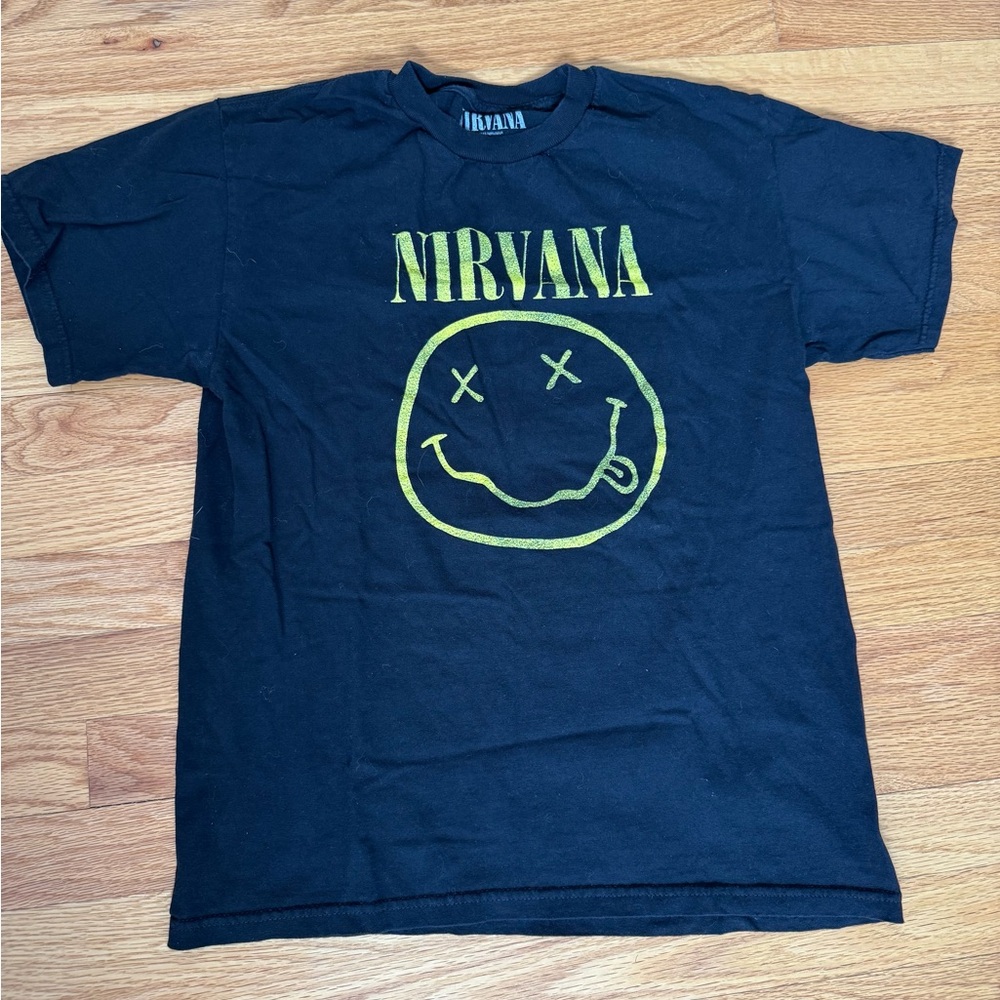Nirvana Black Men’s T-Shirt - Medium